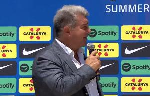 拉波尔塔：坚信能够完成球员注册工作，目前进展非常顺利